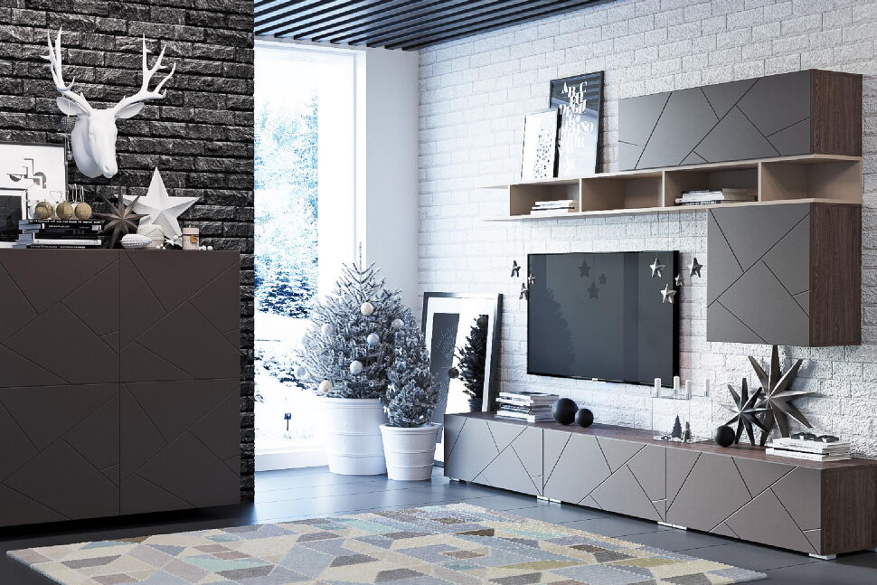 НМ 011.92 Полка навесная Summit / капучино