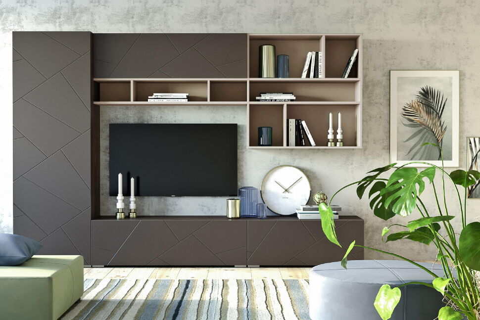 НМ 011.92 Полка навесная Summit / капучино