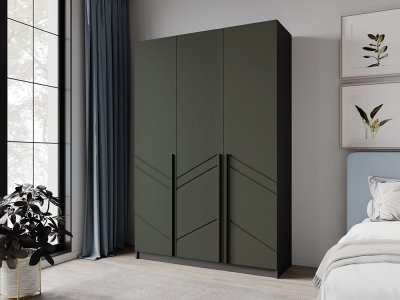 Шкаф Феникс (Северин) 1500 Олива МДФ 3-дверный