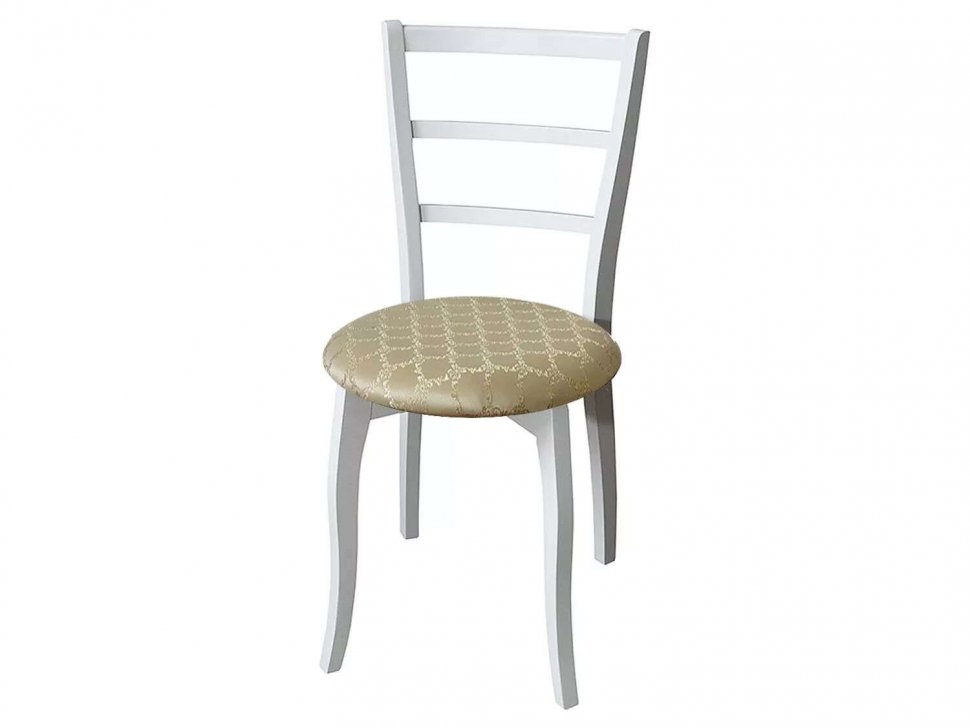 Стул С-30 белый/андрис бежевый