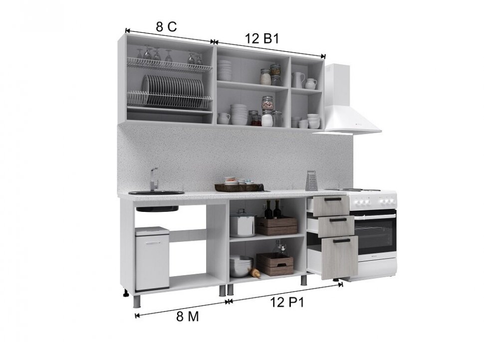 Кухня Палермо 2 м