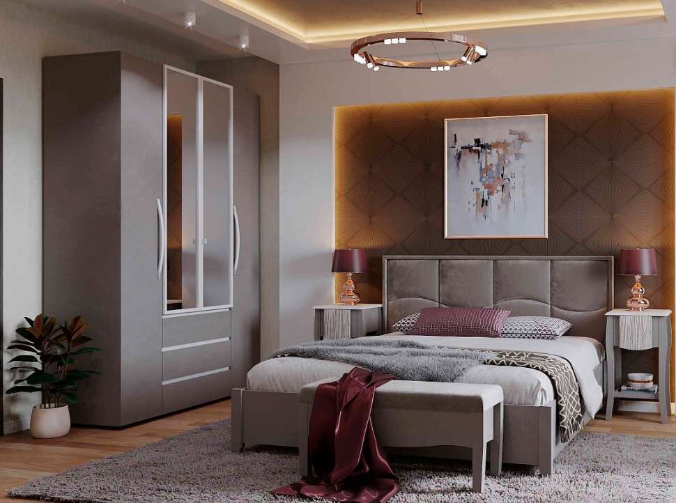 Кровать 160х200 Brownie 307 Люкс (Глазов)