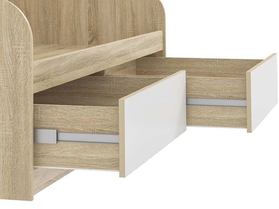 Детская Фанк 5 дуб Сонома/белый