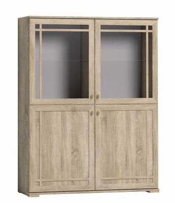 Шкаф-витрина Sherlock 22, дуб сонома