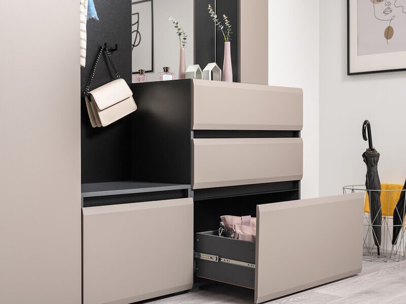 Сидней комод 16.231.03 Антрацит / Капучино