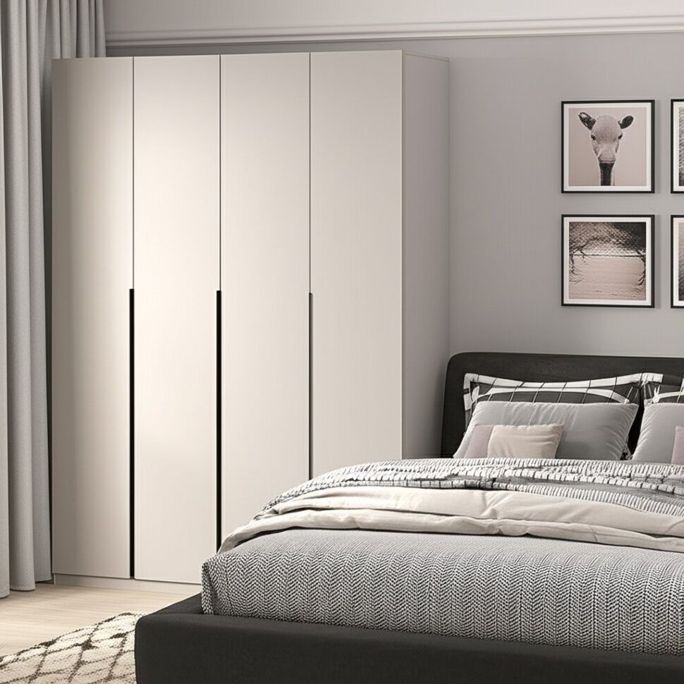 Шкаф распашной (9 полок + штанга) ШК 5 (1600), Меланж