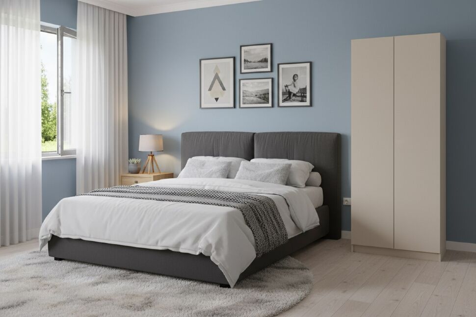 Шкаф двухстворчатый Бали, Меланж