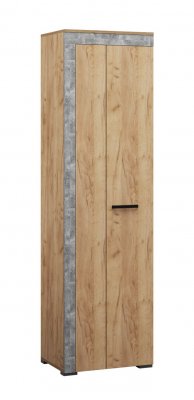 Шкаф платяной Галант (ТЭКС) Дуб Крафт золотой / Ателье светлое