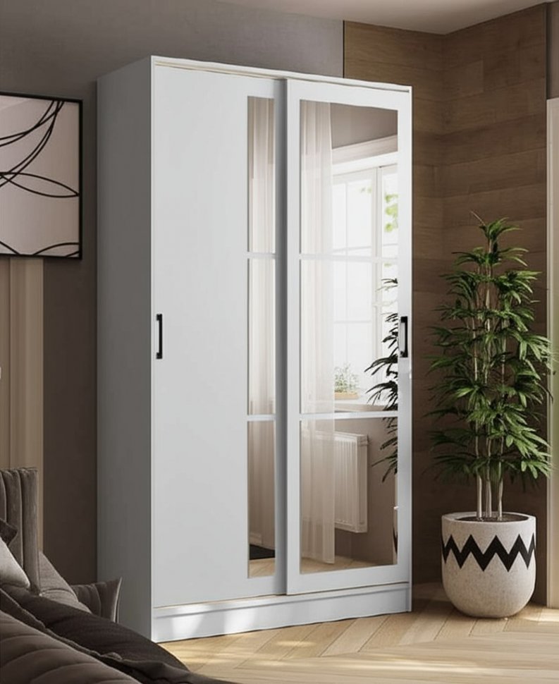 Шкаф-купе Стиль-2 (ТЭКС) 1200 Белый