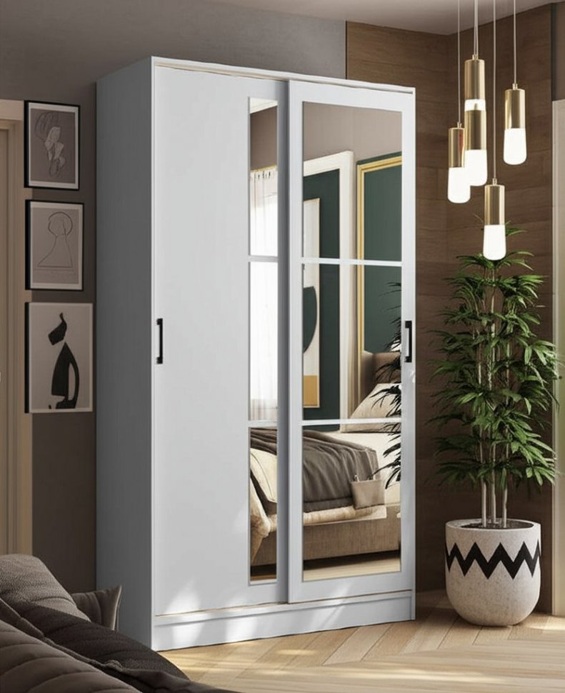 Шкаф-купе Стиль-2 (ТЭКС) 1200 Белый