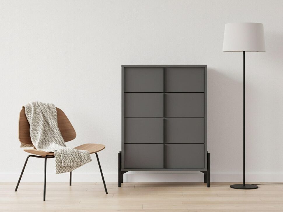 НМ 040.29 комод Тео Антрацит