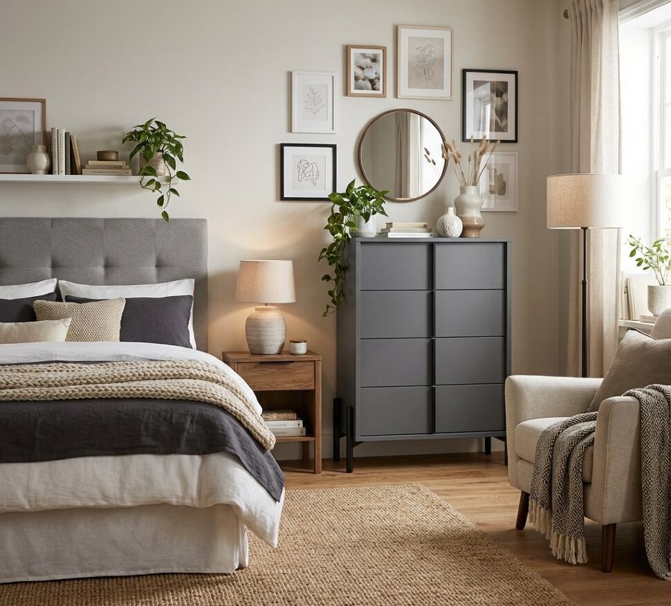 НМ 040.29 комод Тео Антрацит