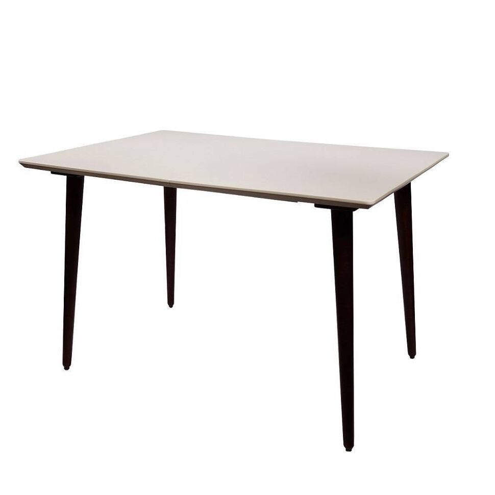 Стол раздвижной Ронда 120, орех/слоновая кость