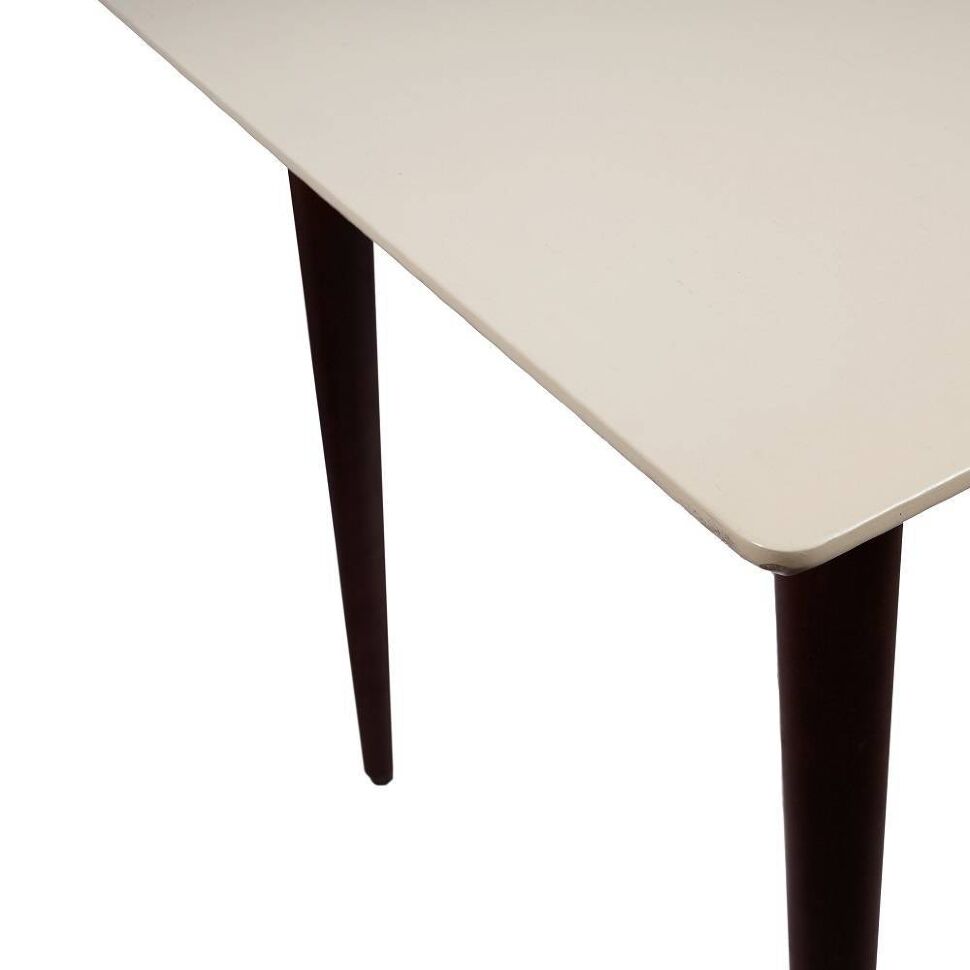 Стол раздвижной Ронда 120, орех/слоновая кость