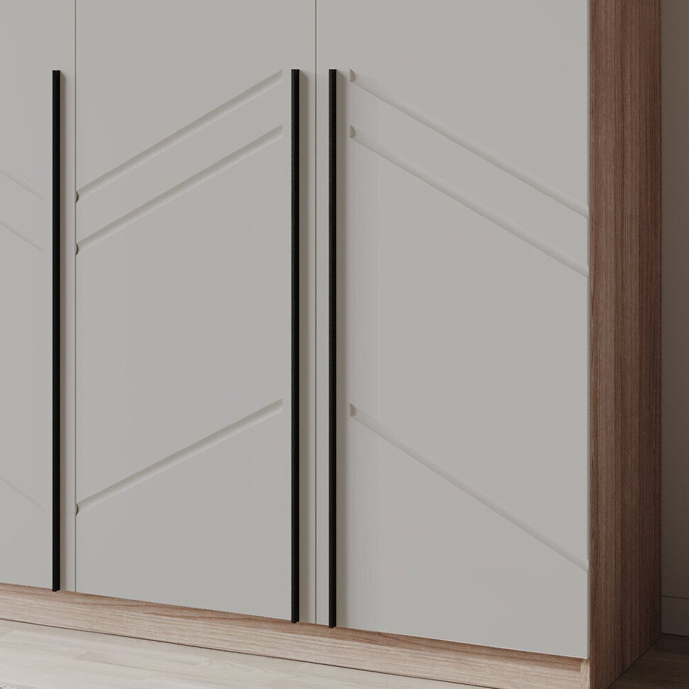 Шкаф Феникс (Северин) 1500 Кашемир МДФ 3-дверный