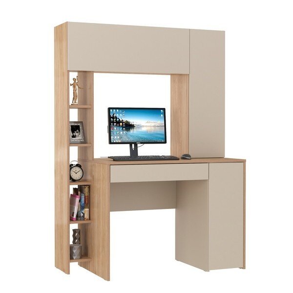 Комфорт Стол компьютерный 12.71 Гикори Рокфорд натуральный / Сатин