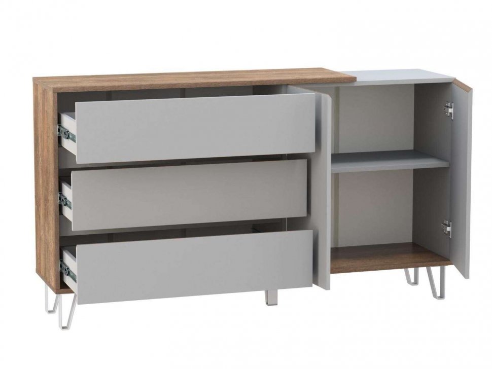 Комод 58.06 Гавана Кейптаун / Серый