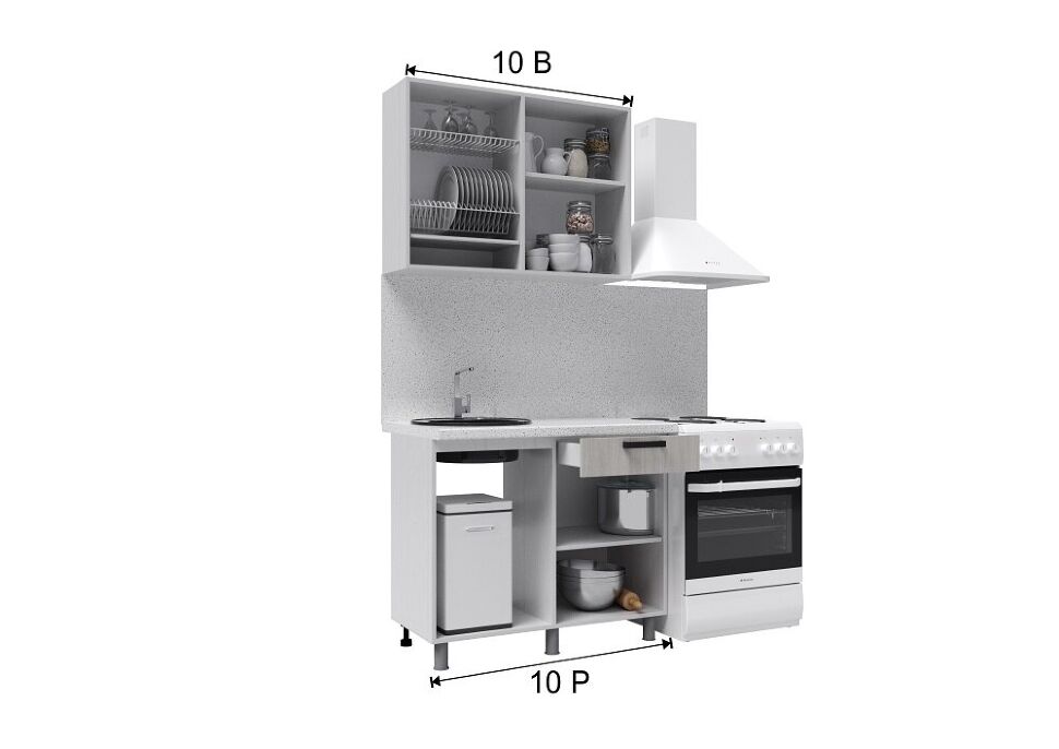 Кухня Палермо 1 м