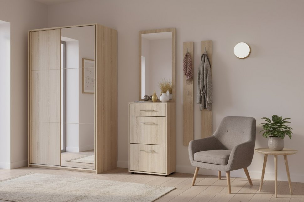 Прихожая ТП-2 + ПЗ-3 Дуб Сонома