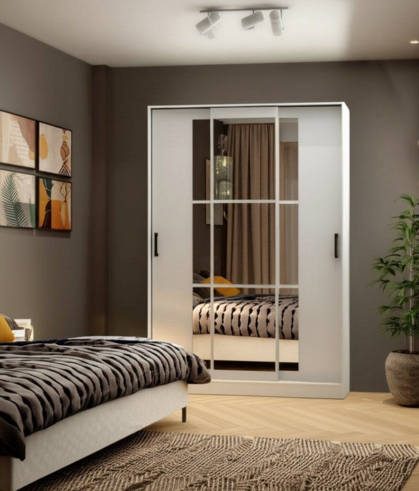 Шкаф-купе Стиль-2 (ТЭКС) 1400 Белый