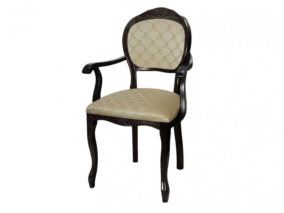 Кресло С-10 черный/андрис бежевый