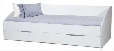 Кровать Фея - 3 одинарная симметричная (900х2000) белый