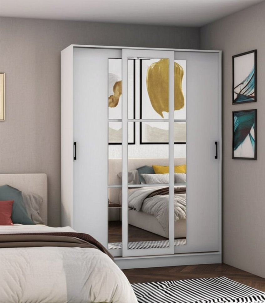 Шкаф-купе Стиль-2 (ТЭКС) 1600 Белый