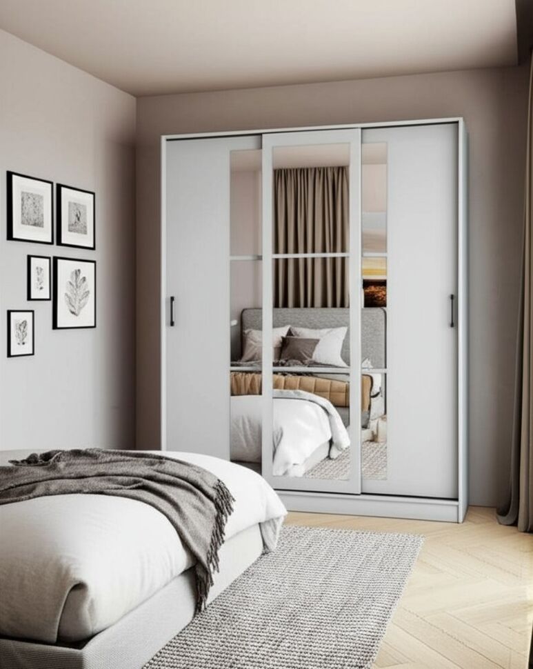 Шкаф-купе Стиль-2 (ТЭКС) 1600 Белый