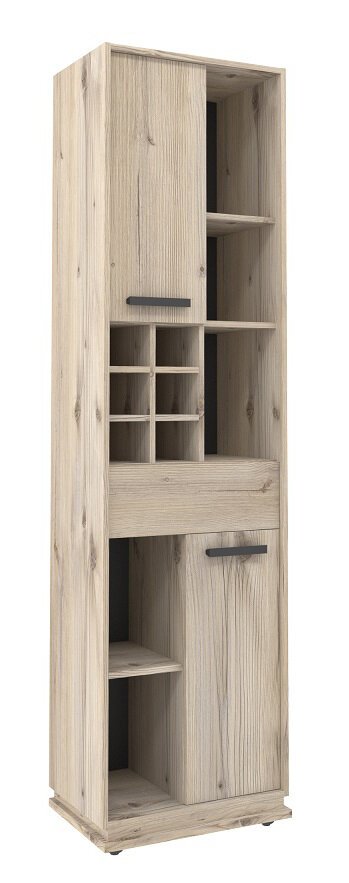 Шкаф МЦН Nature 2 (Гаскон пайн/Черный)