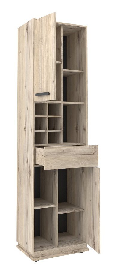 Шкаф МЦН Nature 2 (Гаскон пайн/Черный)