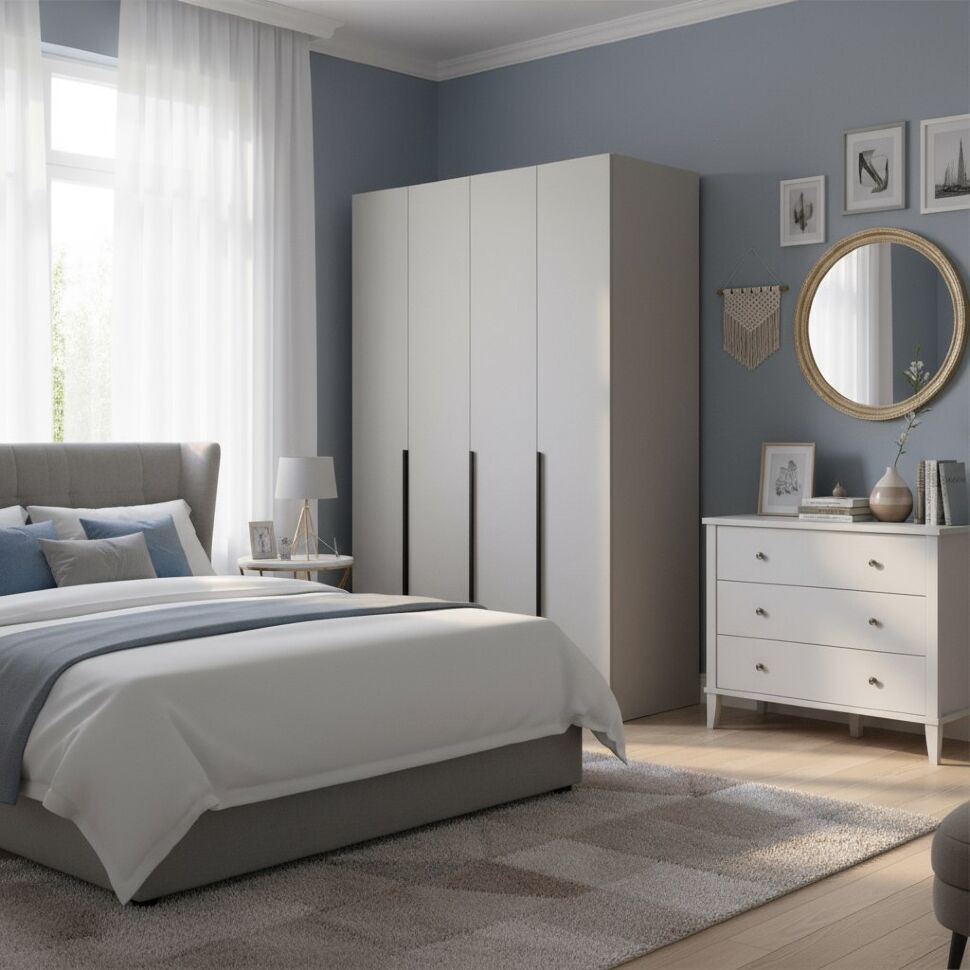 Распашной шкаф Мадрид 1,6, Кашемир