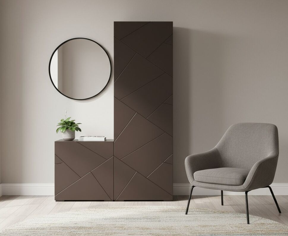 Прихожая Summit 3 ясень анкор тёмный/софт графит