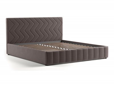 Милана кровать 180 Tenerife espresso (серо-коричневый)