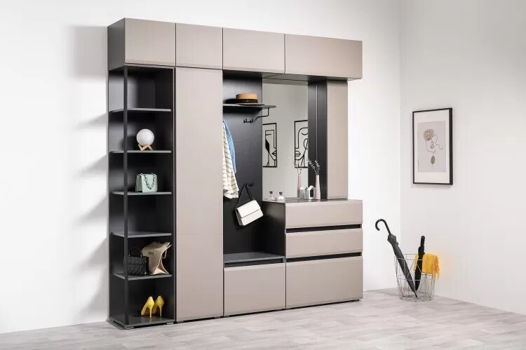 Сидней стеллаж угловой 16.425 Антрацит