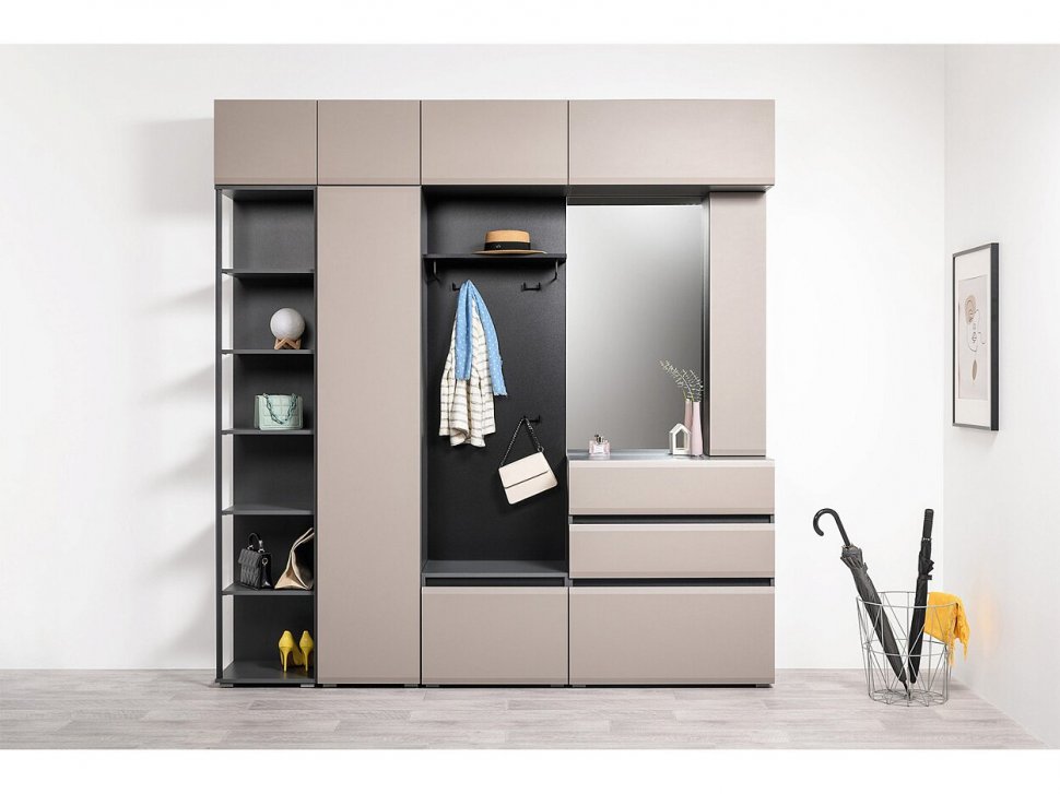 Сидней стеллаж угловой 16.425 Антрацит