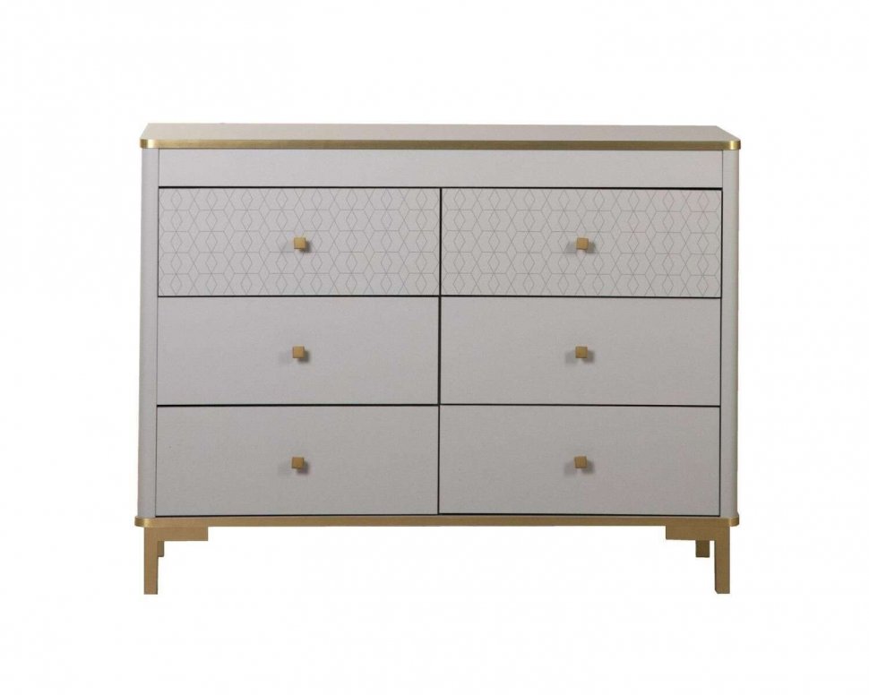 Комод 65.01 Антре серый / золото