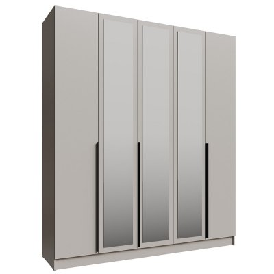 Распашной шкаф с зеркалом Мадрид 2.0, Кашемир