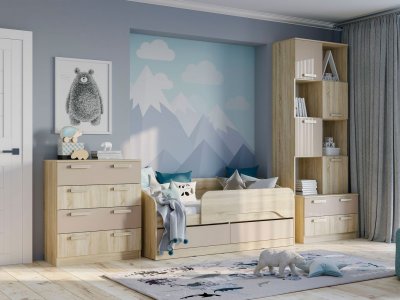 Детская Акварель 4 Капучино