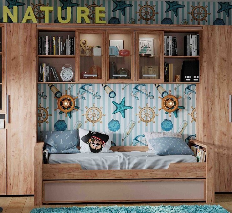 Шкаф навесной (полка) Nature 81 Глазов-мебель