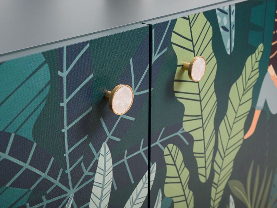 Либера комод 16.230.01 Пасифай / Белый PE шагрень