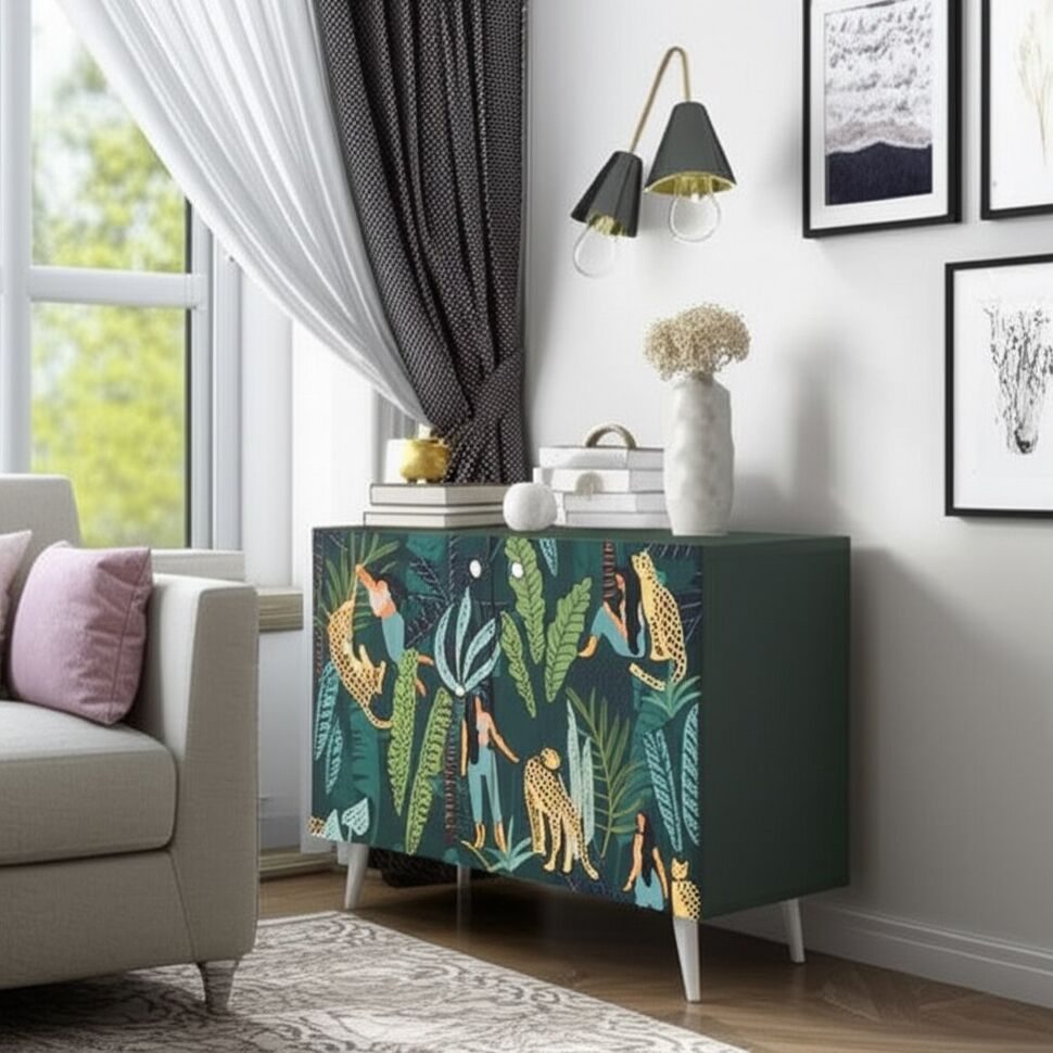 Либера комод 16.230.01 Пасифай / Белый PE шагрень