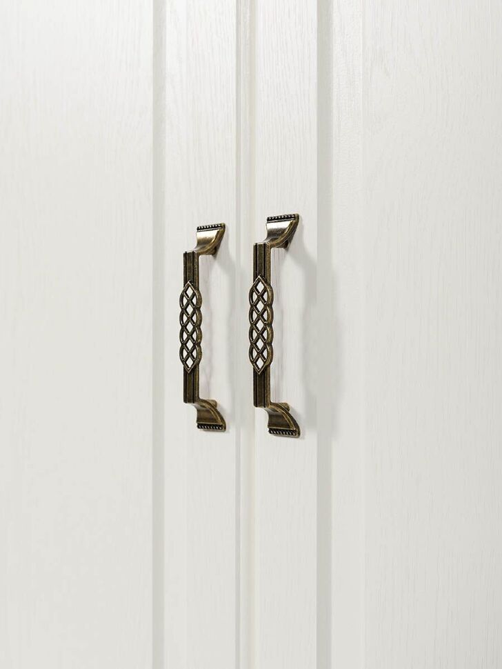 Ливерпуль Шкаф для одежды 13.124.02 Белый/Ясень ваниль