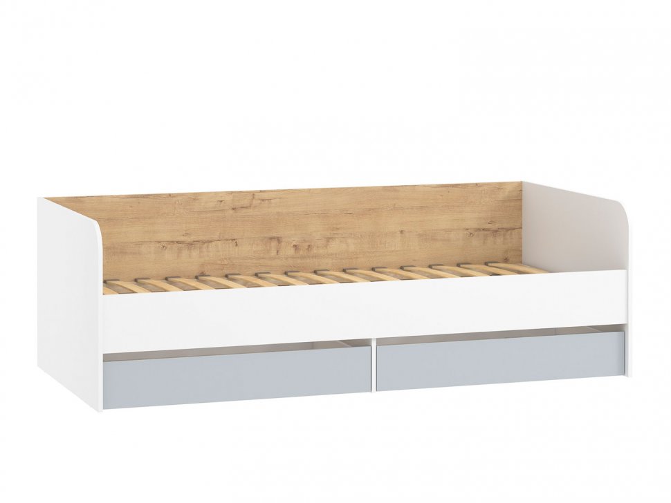 Детская Морти 3 Дуб Бунратти/белый/серый