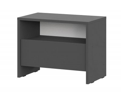 Камелия 1 тумба прикроватная (серия 2) / Графит