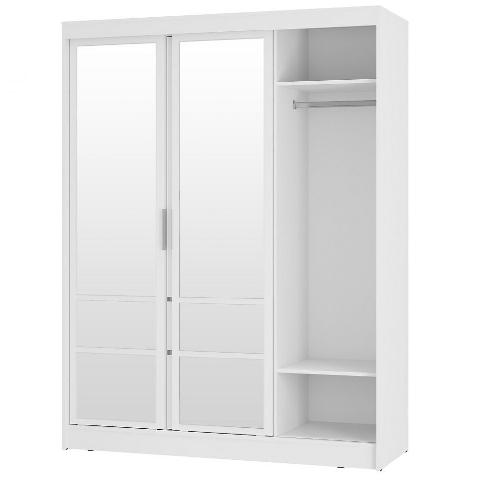 Шкаф-купе Симпл 1600 ШКК-06 (БТС) Белый