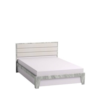 Кровать с ортопедическим основанием (металл) Айрис 308 Люкс 140х200, статуарио