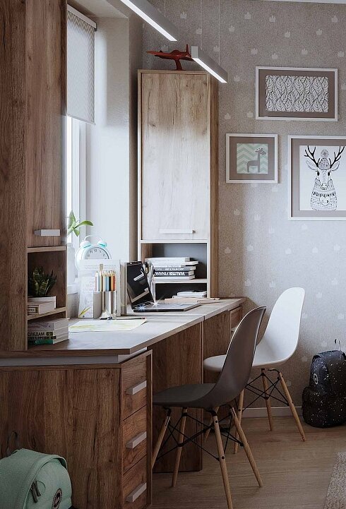 Шкаф-надстройка над столом Nature 93 Глазов-мебель