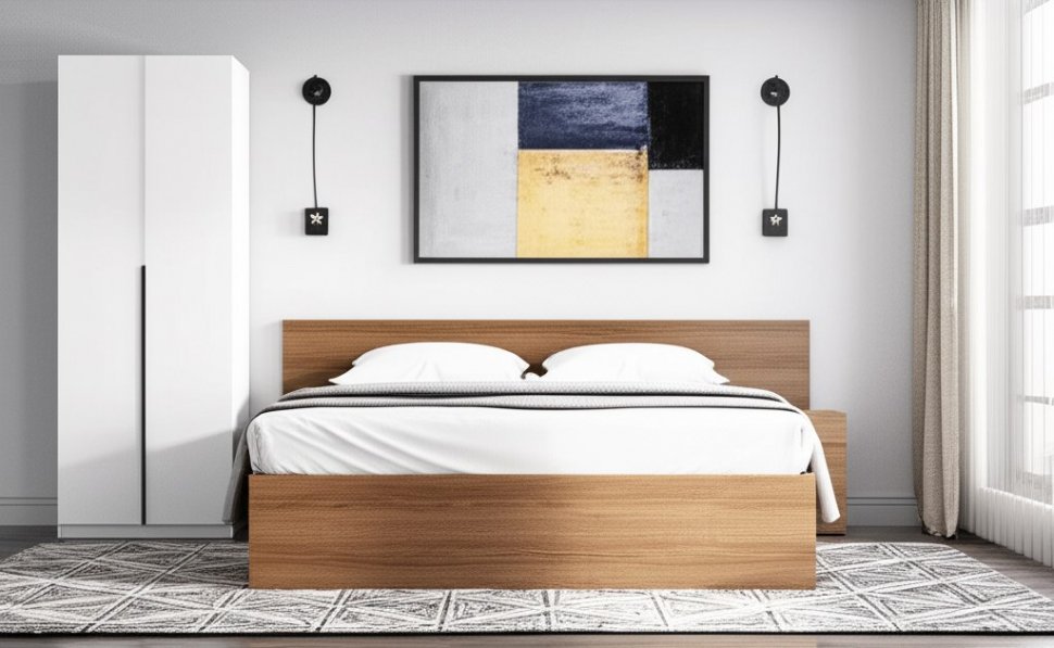 Шкаф распашной ШК 5 (800), Белый