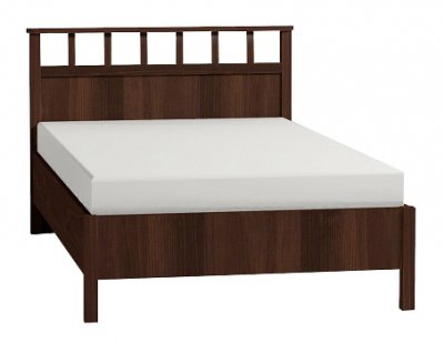 Кровать 120х200 Sherlock 49 Люкс Орех (Глазов) с основанием из дерева