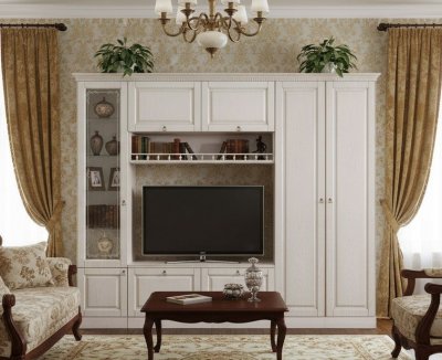 Гостиная Вероника-9 бодега светлый/ясень патина